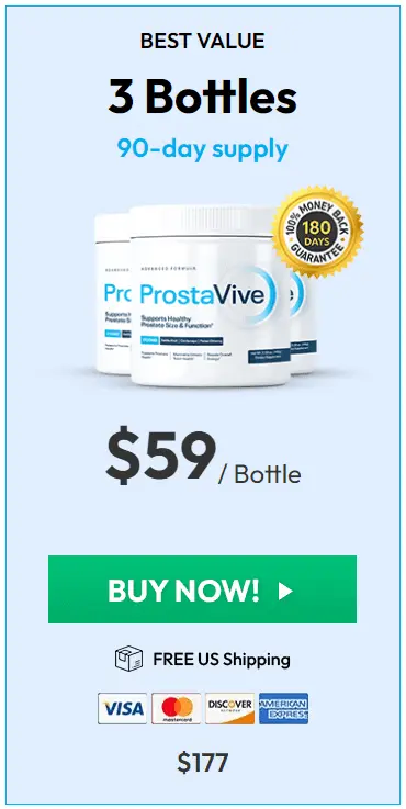 ProstaVive 3 bottle order